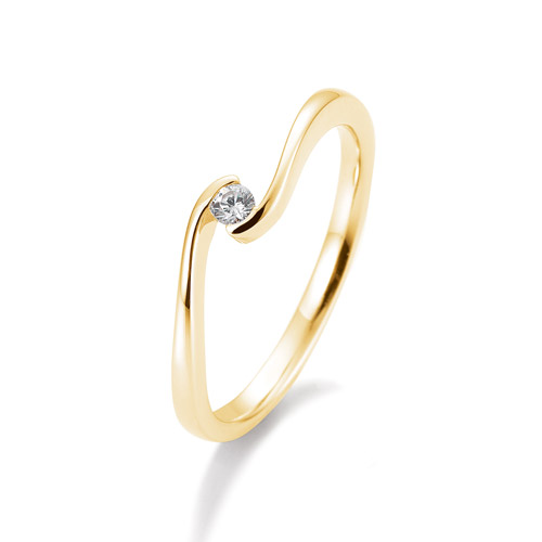Verlobungsring Breuning 41-TZ85939-0 GG 0,05 ct.