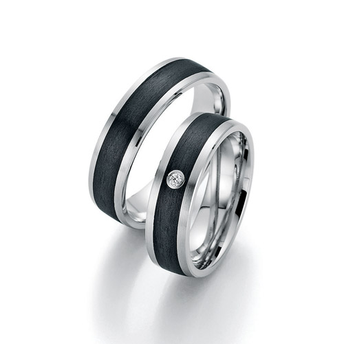 Eheringe „Carbon Collection“ 22-TZ01140-060