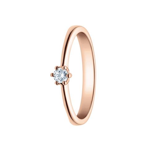 Verlobungsring Rubin 18TZ001 RG 0,16 ct.