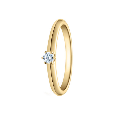 Verlobungsring Rubin 18TZ003 GG 0,10 ct.