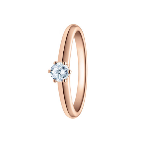 Verlobungsring Rubin 18TZ003 RG 0,25 ct.