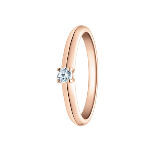 Verlobungsring Rubin 18TZ004 RG 0,10 ct.