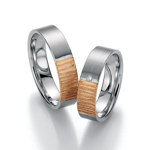 Eheringe „Duo Collection“ 14-TZ30124-055